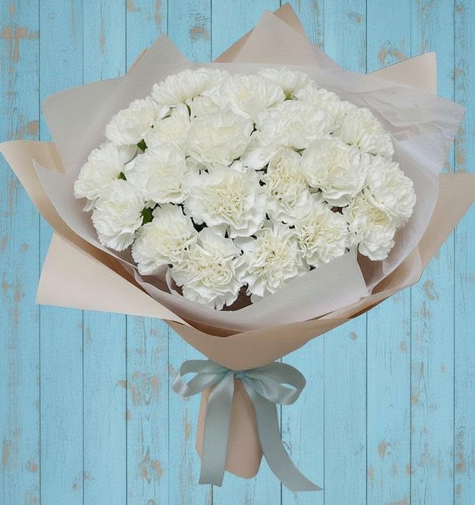 Букет цветов из: Гвоздики в Гелдагане