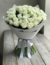 Букет 35 Белых роз в Гелдагане