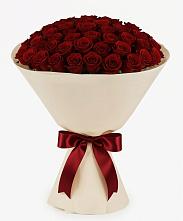Букет 101 Бордовая роза Блэк Бакарра в Гелдагане