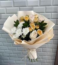 Букет цветов из:  Розы и Хризантемы в Гелдагане
