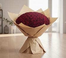 Букет 101 Красная роза #REPLACE_PRED# Гелдагане