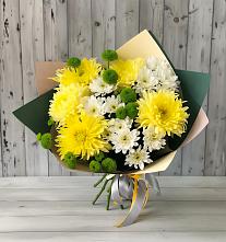Букет цветов из:  Хризантемы #REPLACE_PRED# Гелдагане