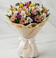 Букет цветов из:  Альстромерии #REPLACE_PRED# Гелдагане