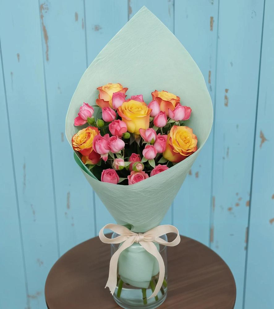 Букет цветов из: Розы в Гелдагане