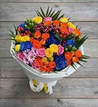 Букет цветов из:  Розы и Хризантемы в Гелдагане