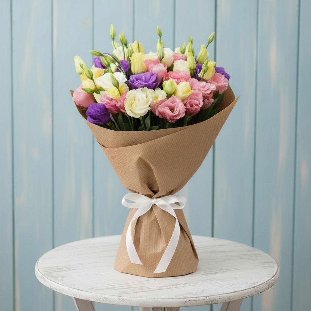 Букет цветов из: Лизиантусы в Гелдагане