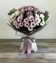 Букет цветов из:  Хризантемы и Розы в Гелдагане