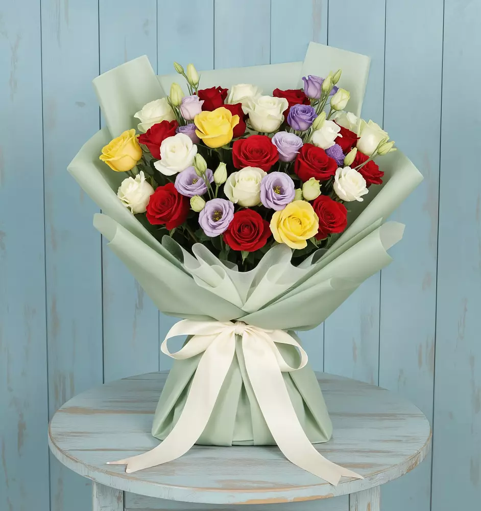 Букет цветов из: Розы в Гелдагане