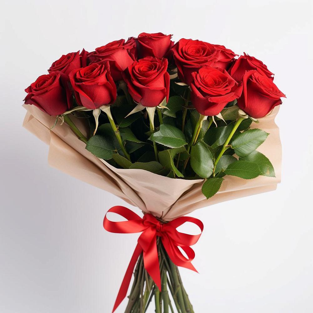 Букет 11 Красных роз Эдлесс Лав в Гелдагане